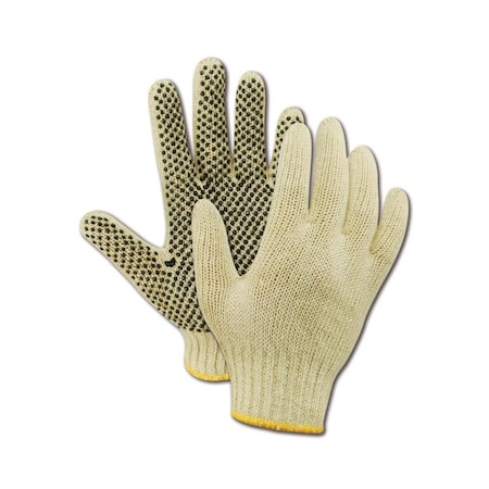 Magid Coated Gloves, Natural, Ladies Small (Fits XS) 12 PK 893CSP
